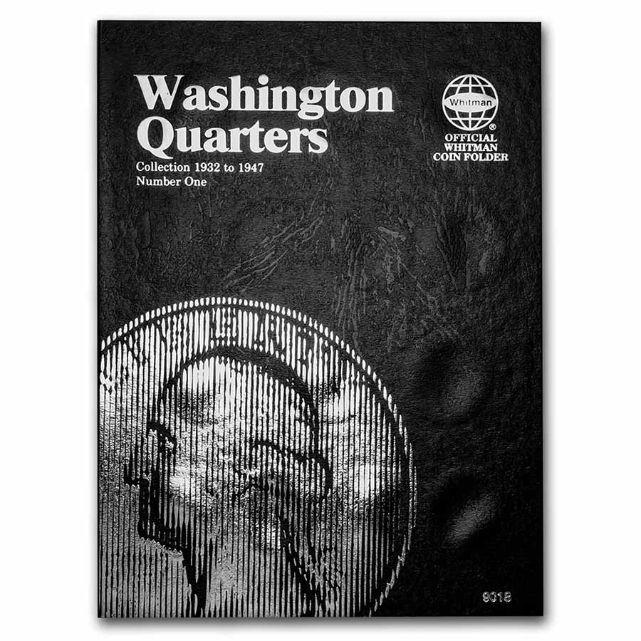 Whitman Coin Folder #1* Washington Quarters #9018-1932 to 1947